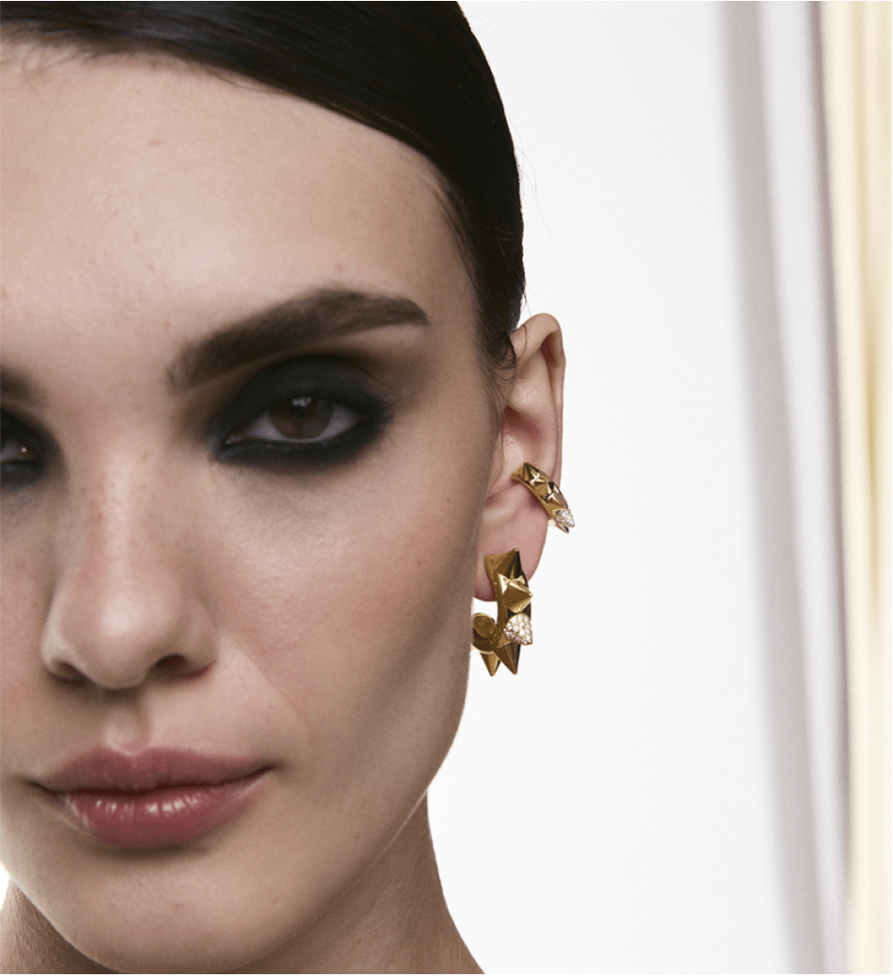 Grains De Verre “THE THORN” Earring Gold