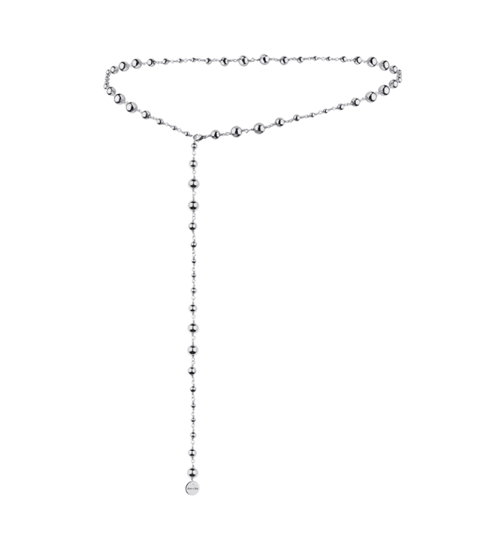 Grains De Verre "VENUS" Belt-transformer Silver