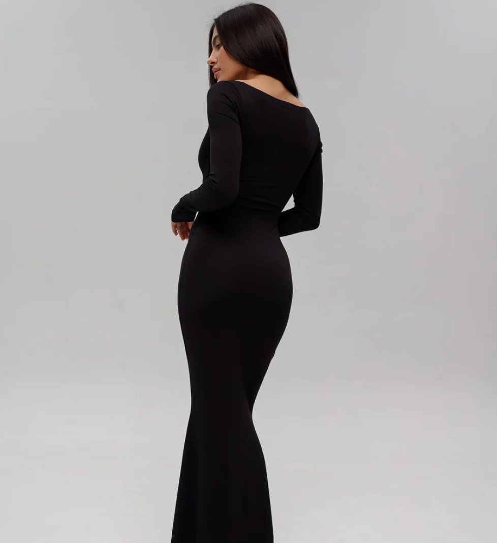 HANSY Basic Elegance Dress Maxi Black