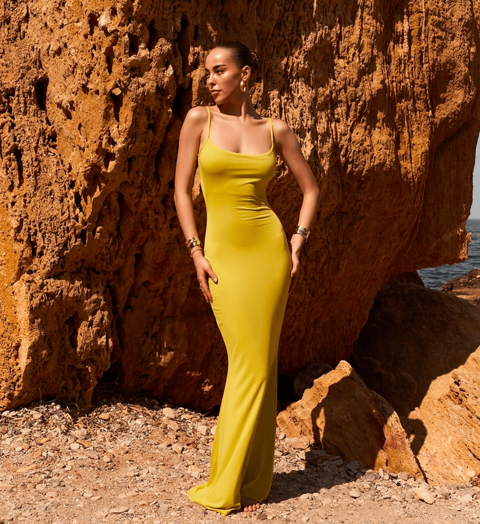 Hansy yellow dress