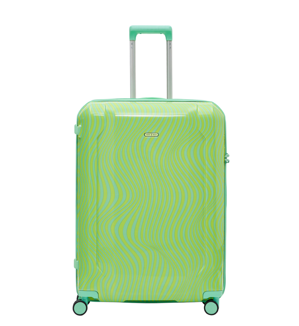 Have A Rest suitcase large Lime Waves