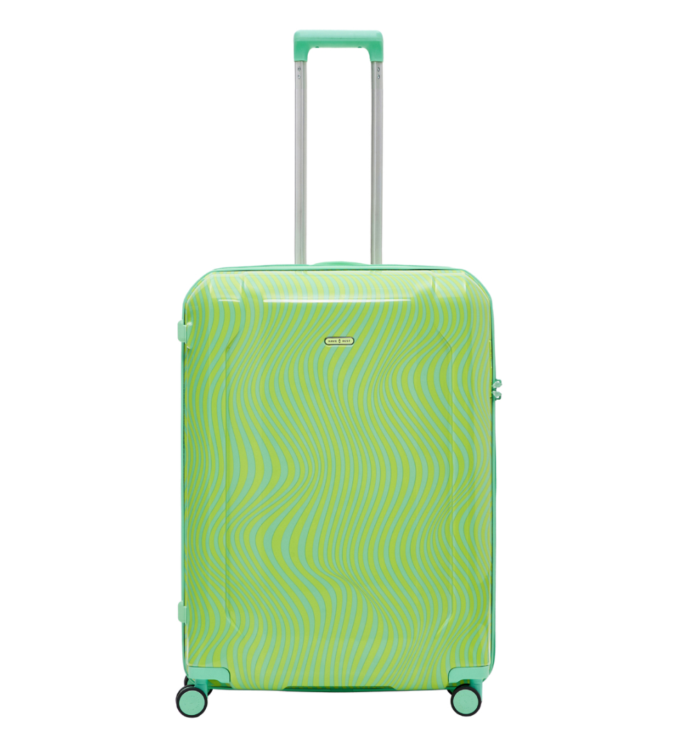 Have A Rest suitcase large Lime Waves