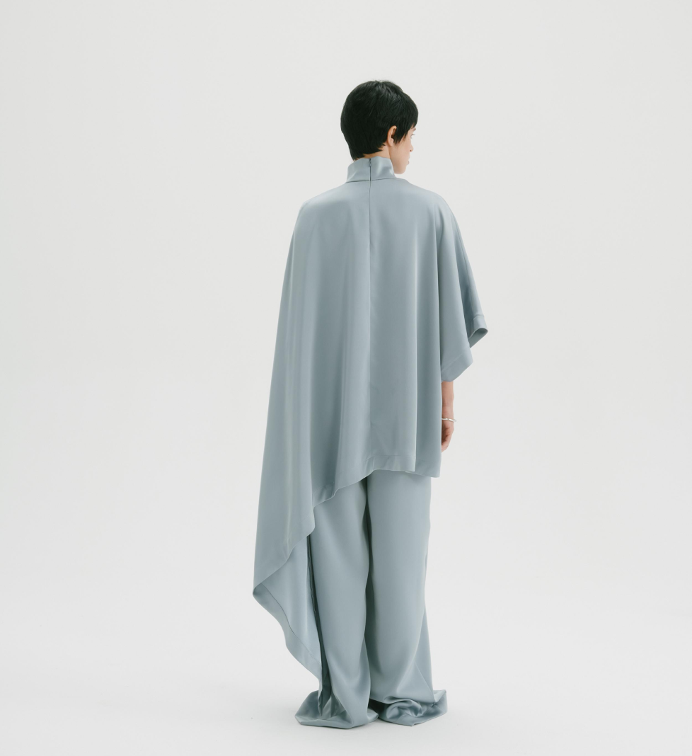 HAVRY palazzo pants greyish blue