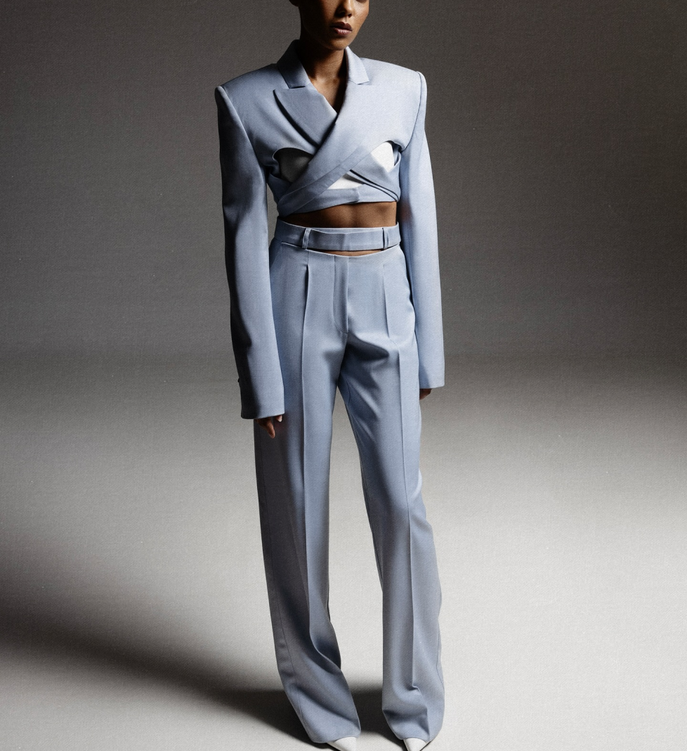 HAVRY suit “SIRENA” grayish blue