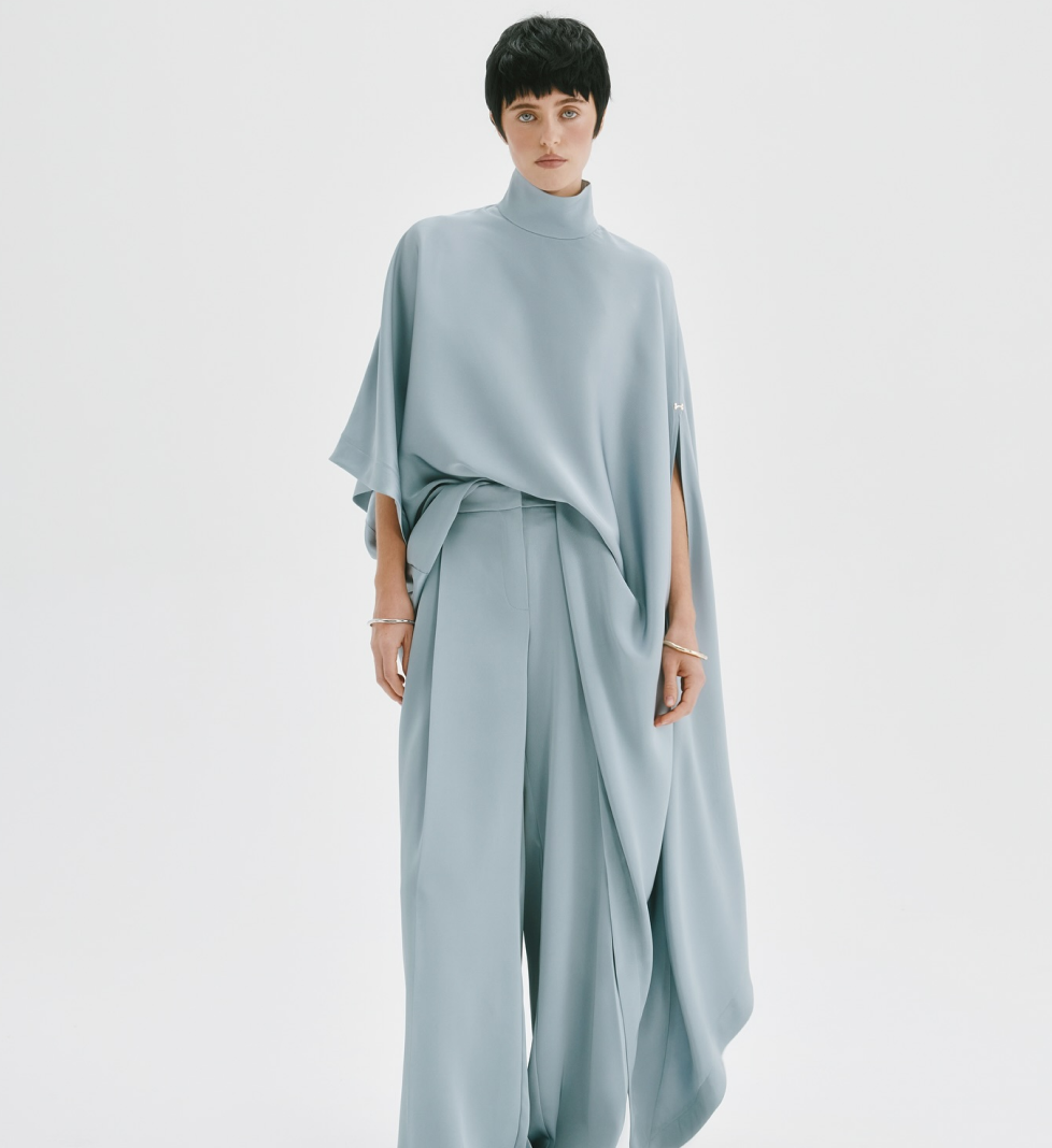HAVRY kimono dress "EMIRA ‘25" greyish blue