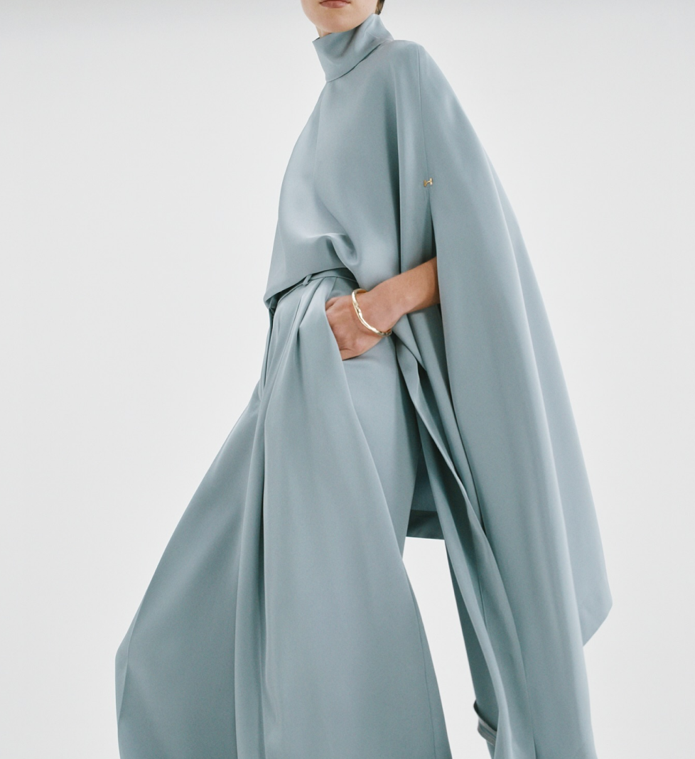 HAVRY kimono dress "EMIRA ‘25" greyish blue