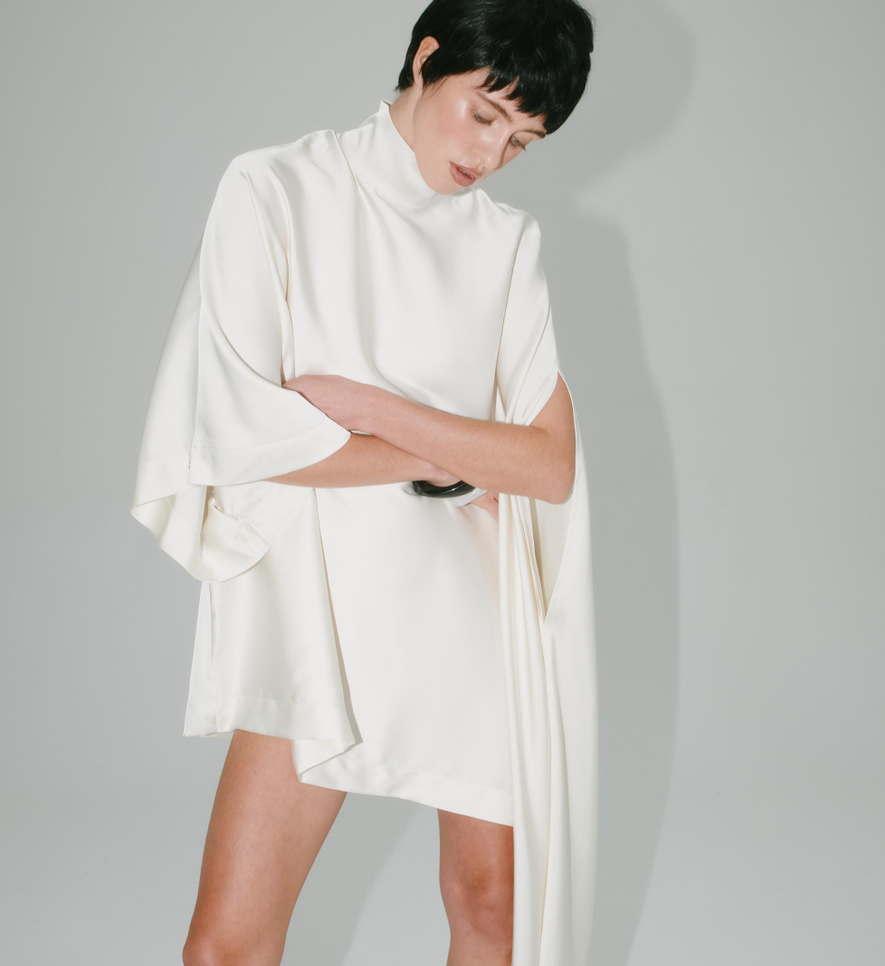 HAVRY kimono dress "EMIRA ‘25" milky