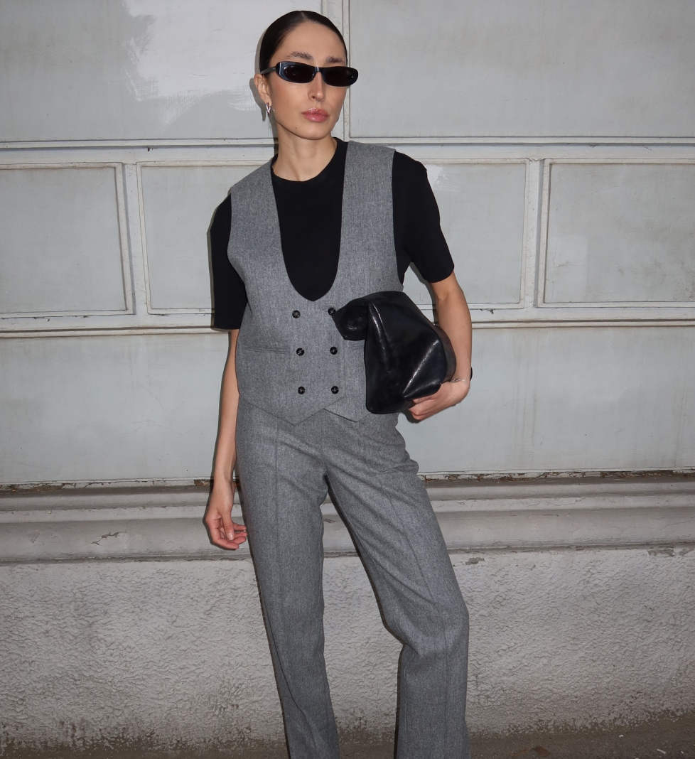 HAVRY classic vest grey