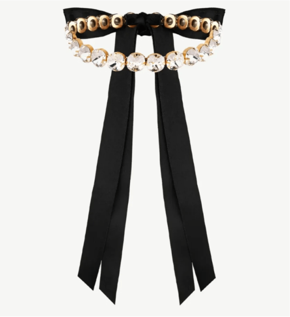 Honch Studio Choker Selena with rhinestones Golden