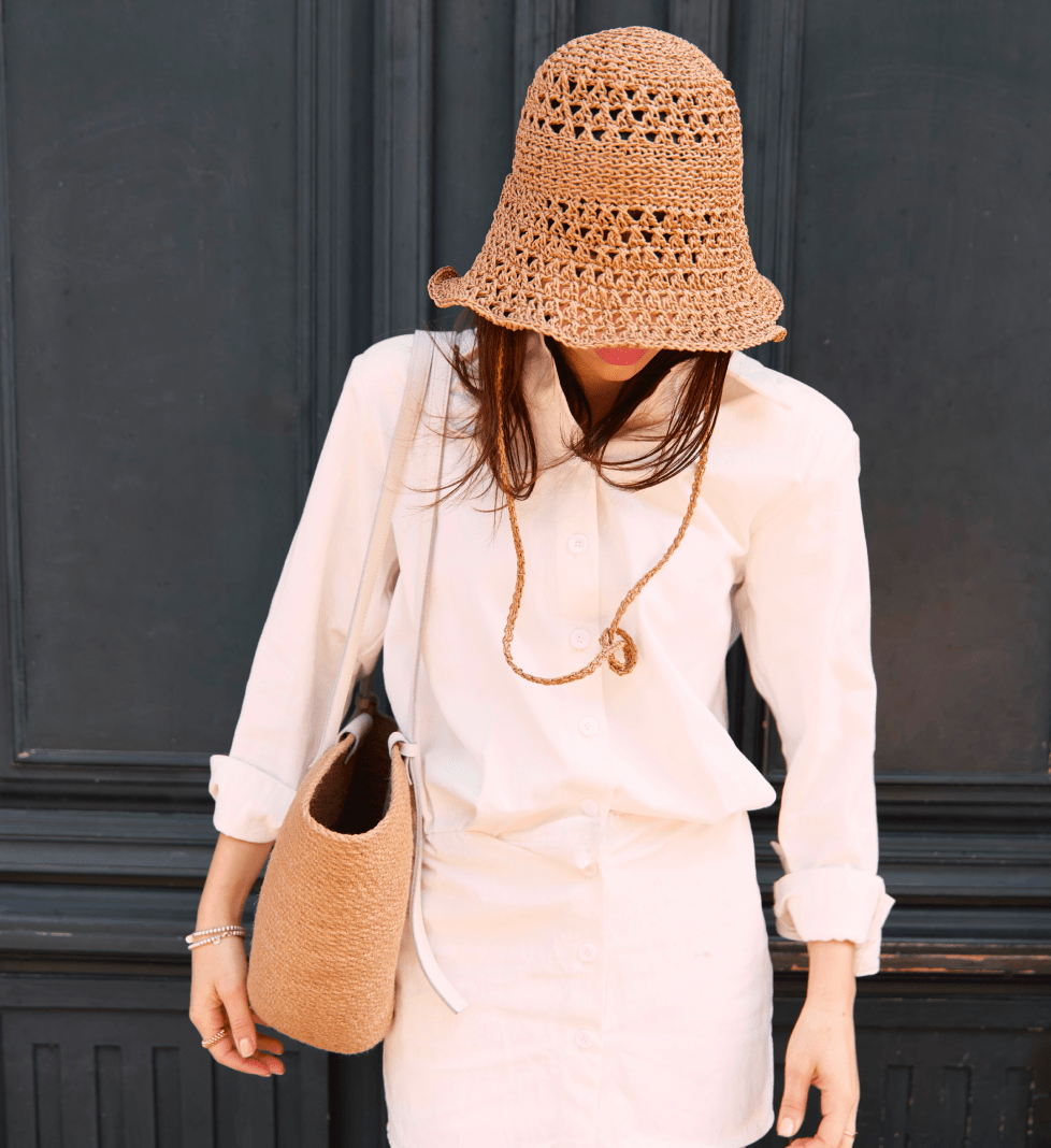 HOOPS hat with pattern