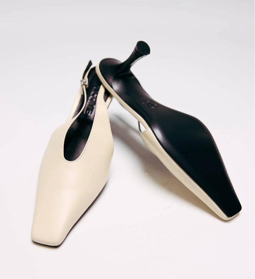 JECOME Ducks slingbacks yellow