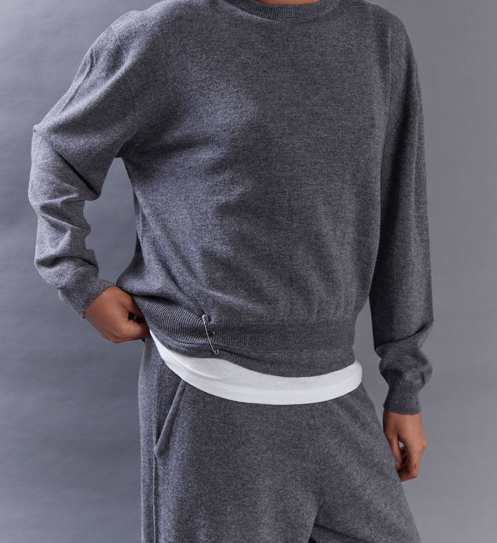 Keenly pants with pockets cashmere graphite
