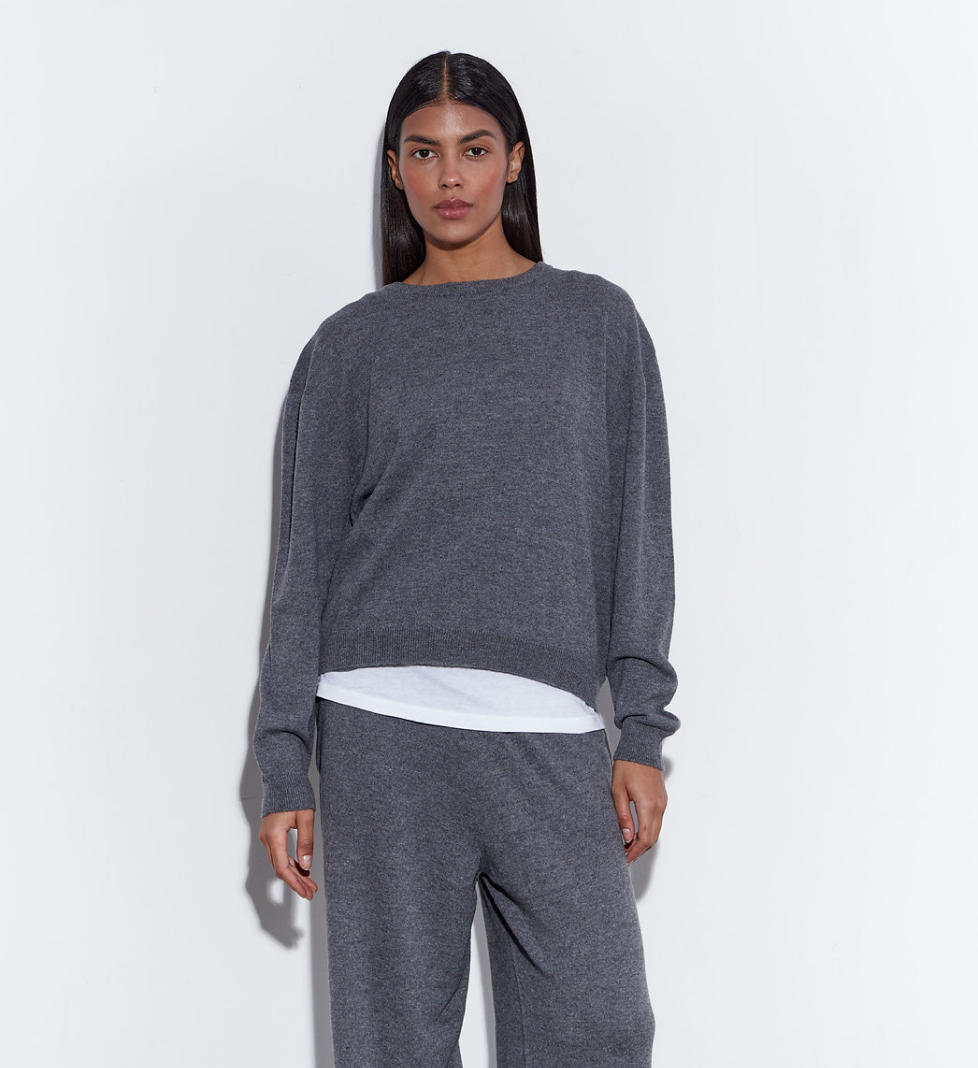 Keenly pants with pockets cashmere graphite