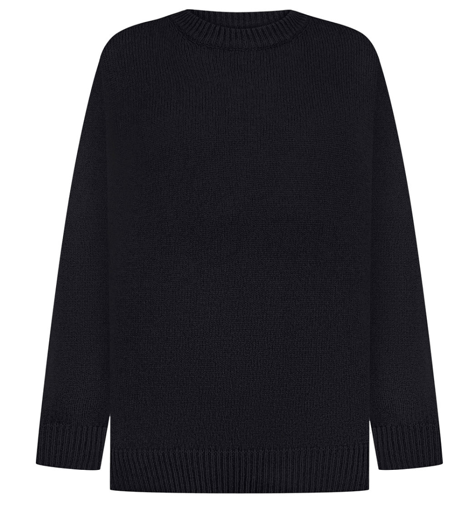 Keenly Classic Cashmere Jumper black