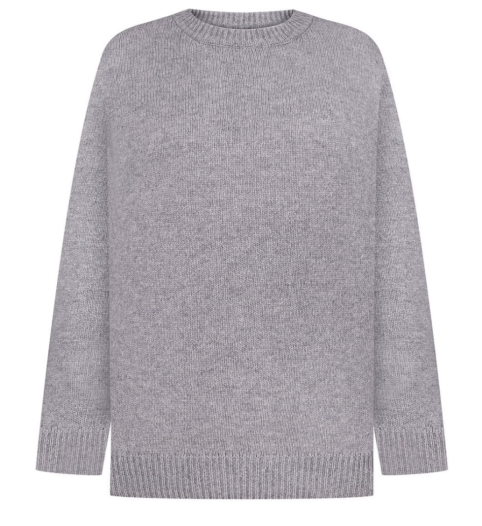 Keenly Classic Cashmere Jumper grey