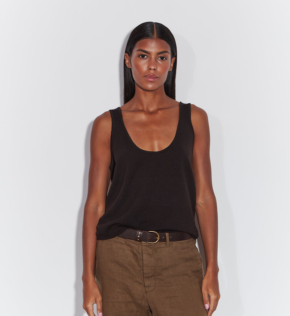 Keenly tank top chocolate
