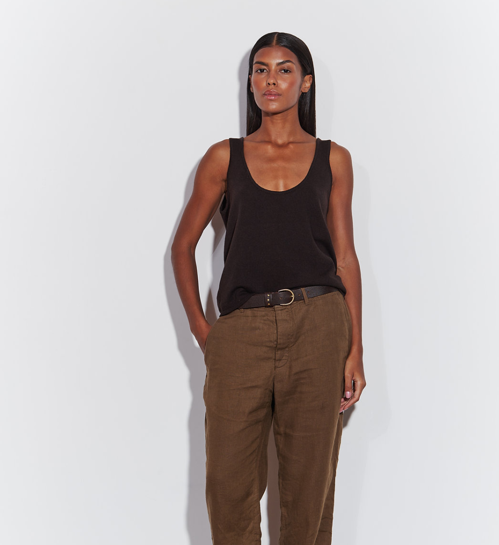 Keenly tank top chocolate