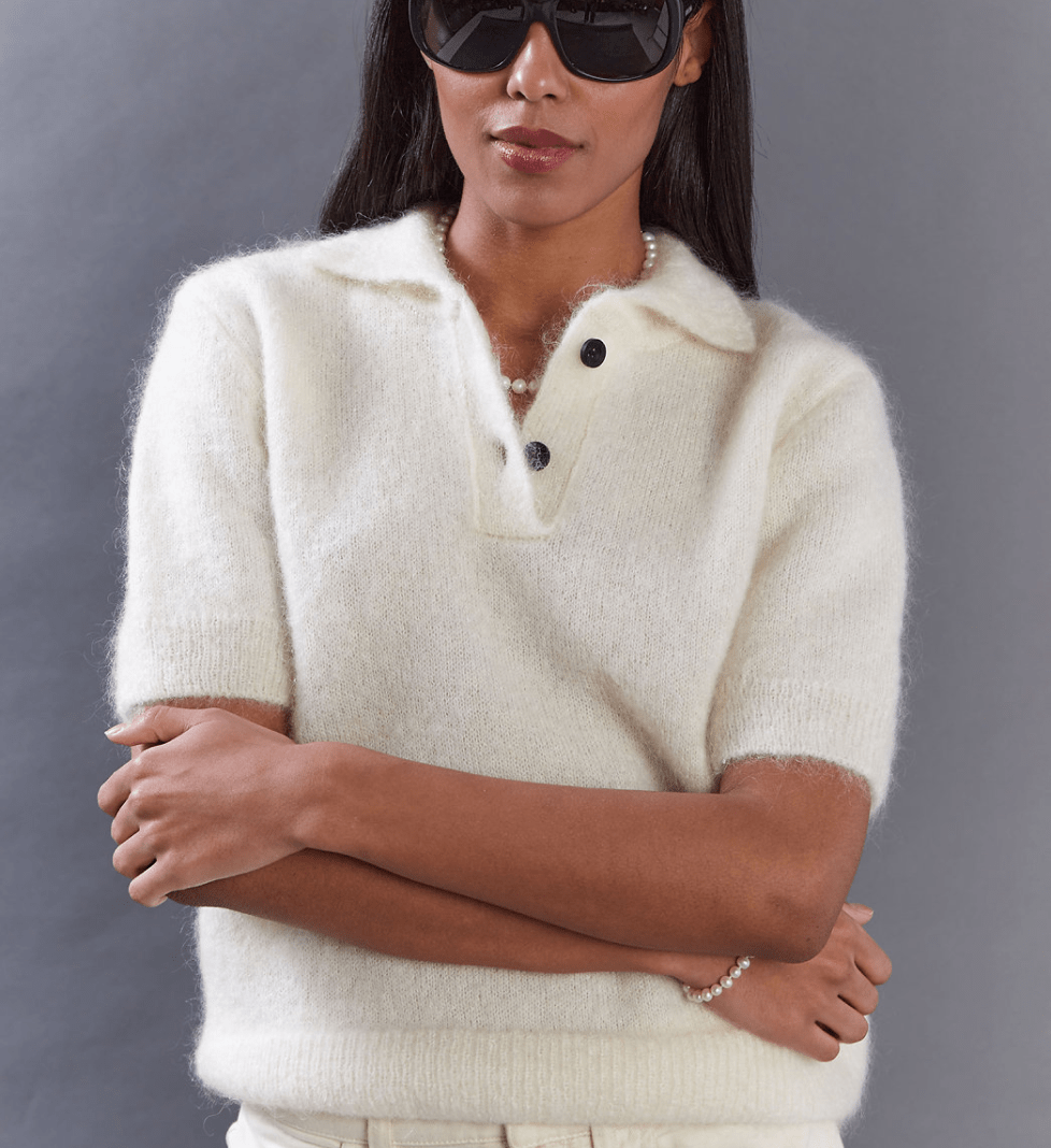 Keenly mohair blanket Milk