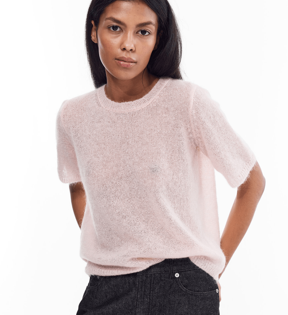 Keenly kid mohair t-shirt