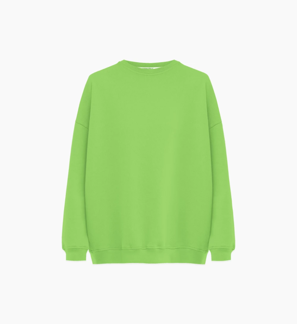 KEEPSTYLE basic sweatshirt in jasmine color