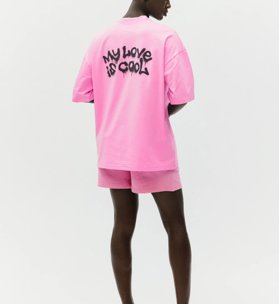 Футболка KEEPSTYLE my love is cool у кольорі bubble
