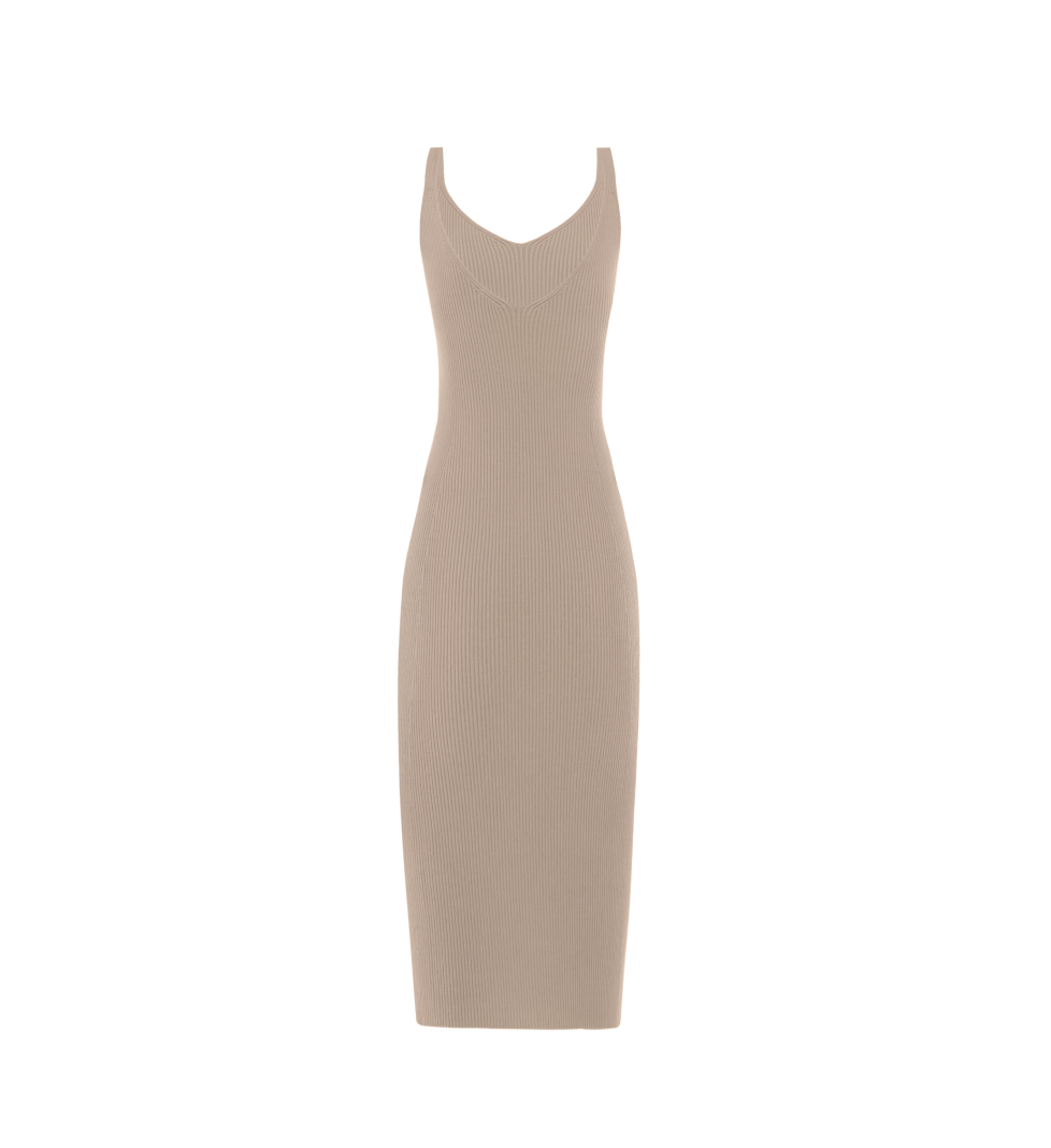 KNITWEAR Maxi dress beige