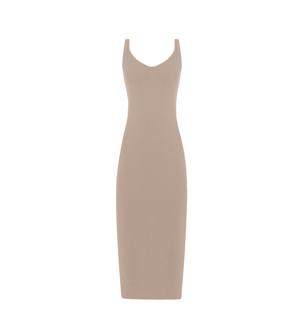 KNITWEAR Maxi dress beige