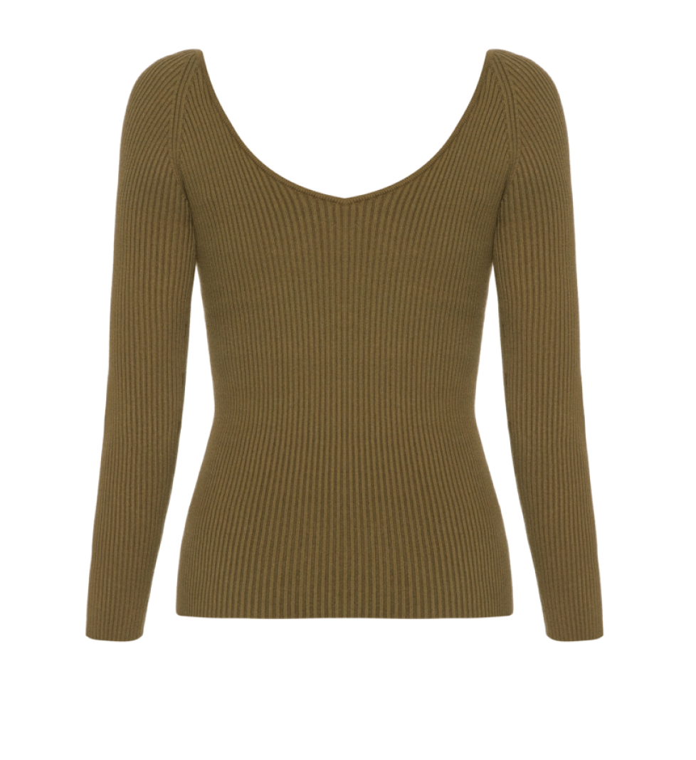 KNITWEAR pullover dark khaki
