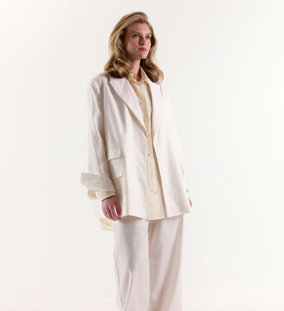 KRISTINA LAPTSO Sugar white jacket