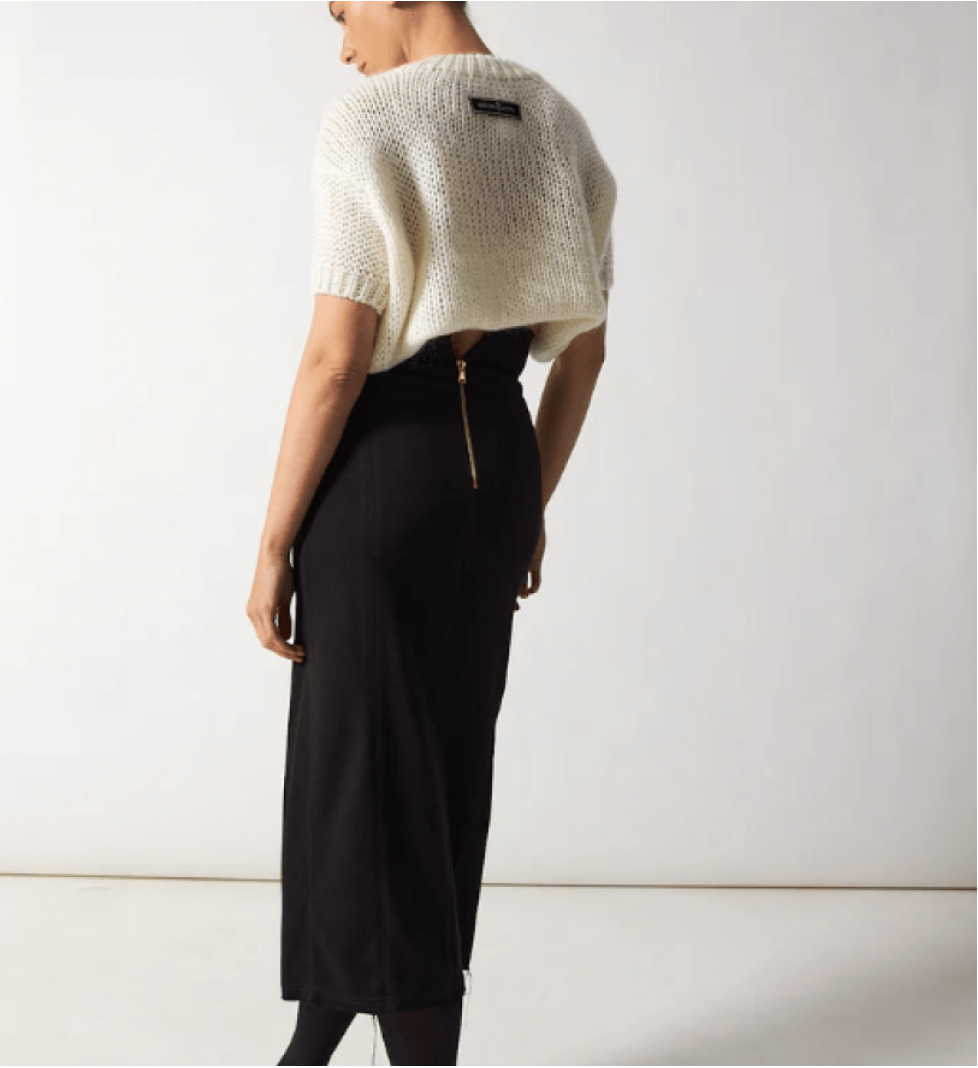 KRISTINA LAPTSO Eva pencil skirt black