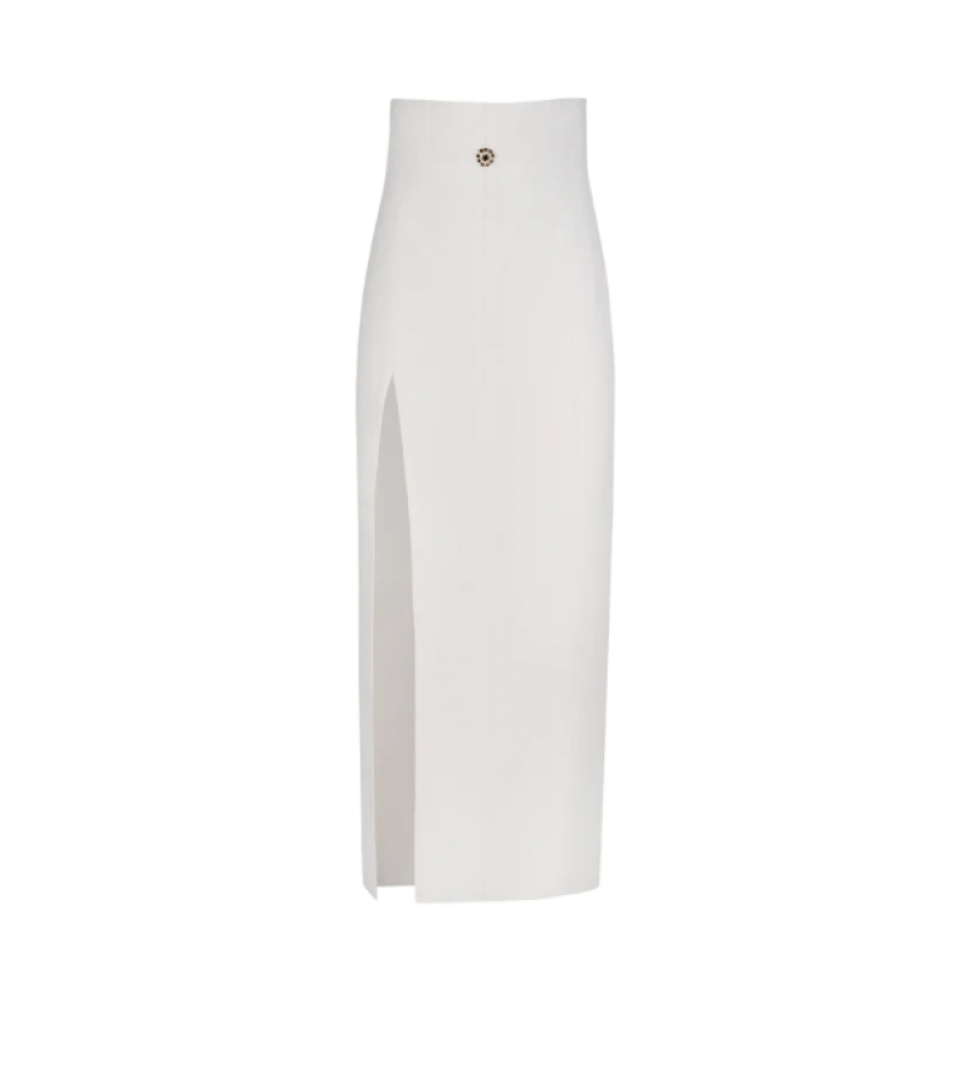 KRISTINA LAPTSO Eva pencil skirt white