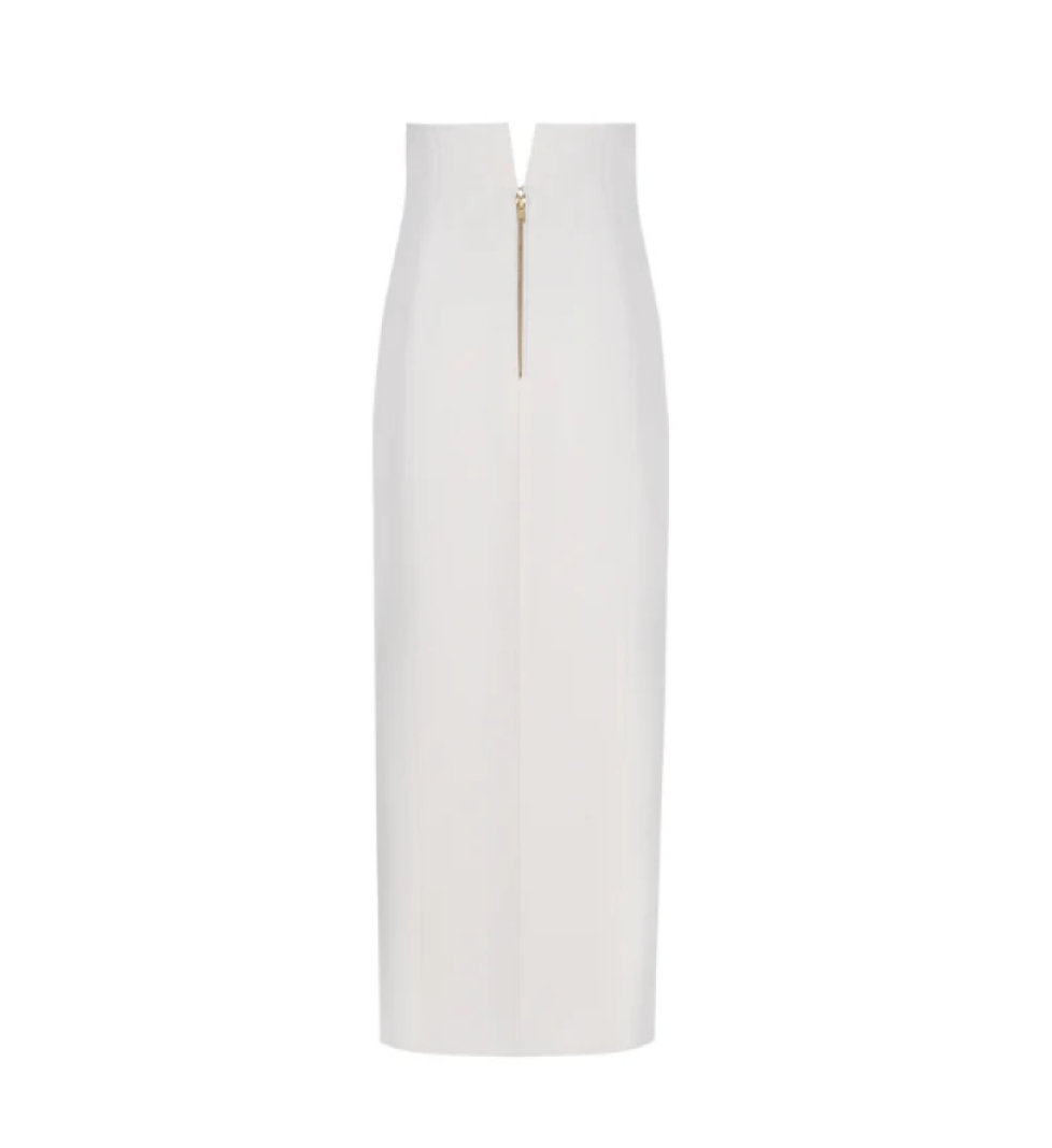KRISTINA LAPTSO Eva pencil skirt white