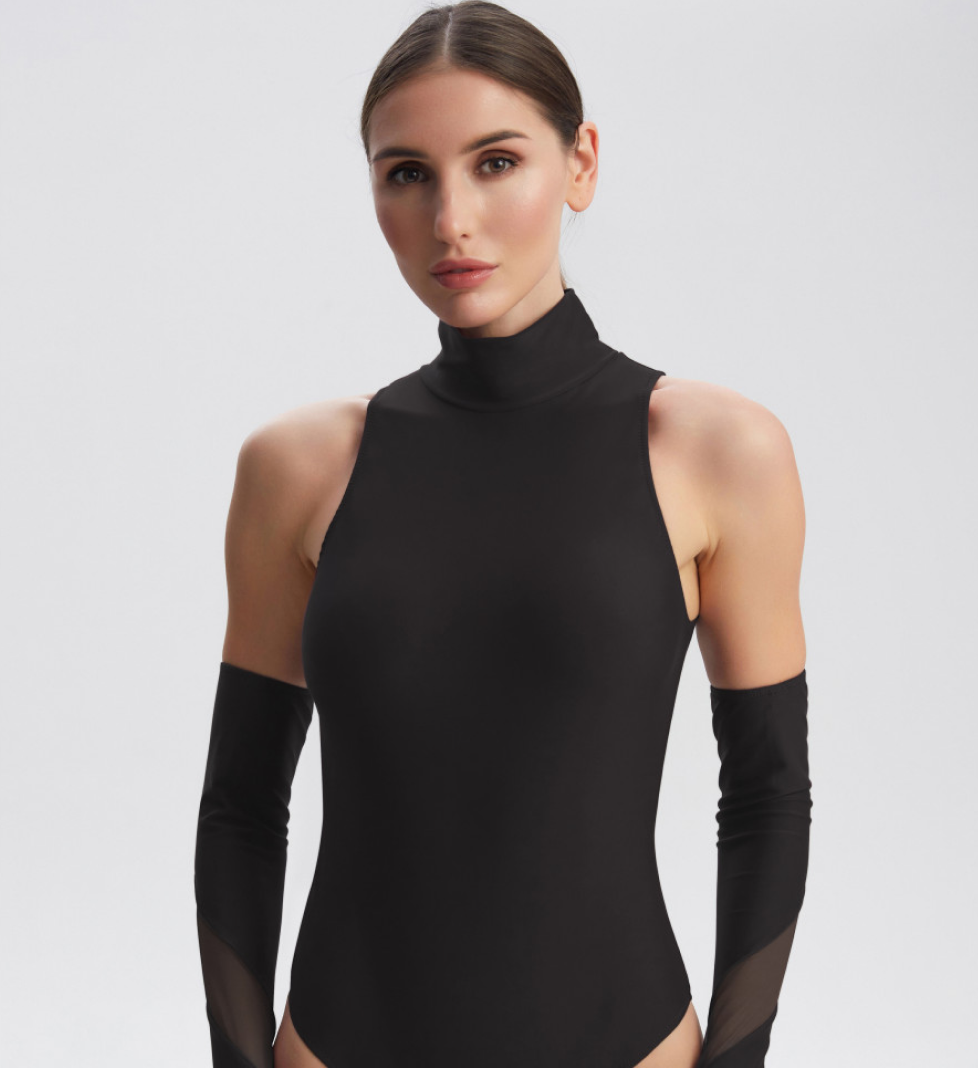 LA MARE bodysuit burgundy Camila