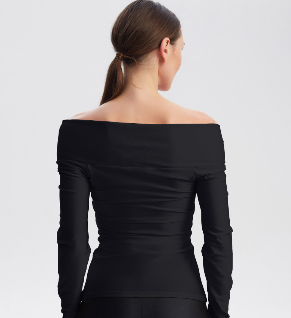 LA MARE Black top Mila