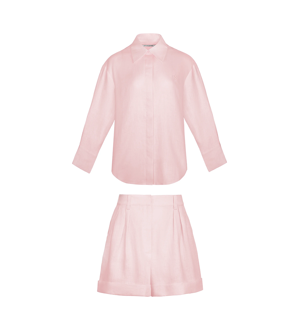 Le Charmie Riviera pink suit