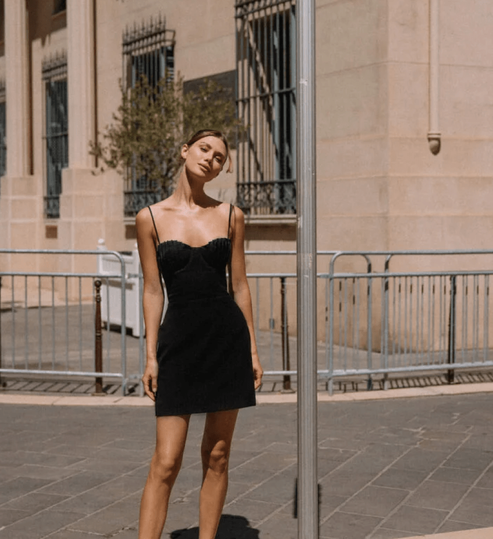 Le Charmie Margot Black dress