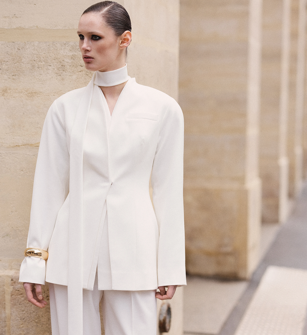 Le Charmie Kimono Jacket in Milk