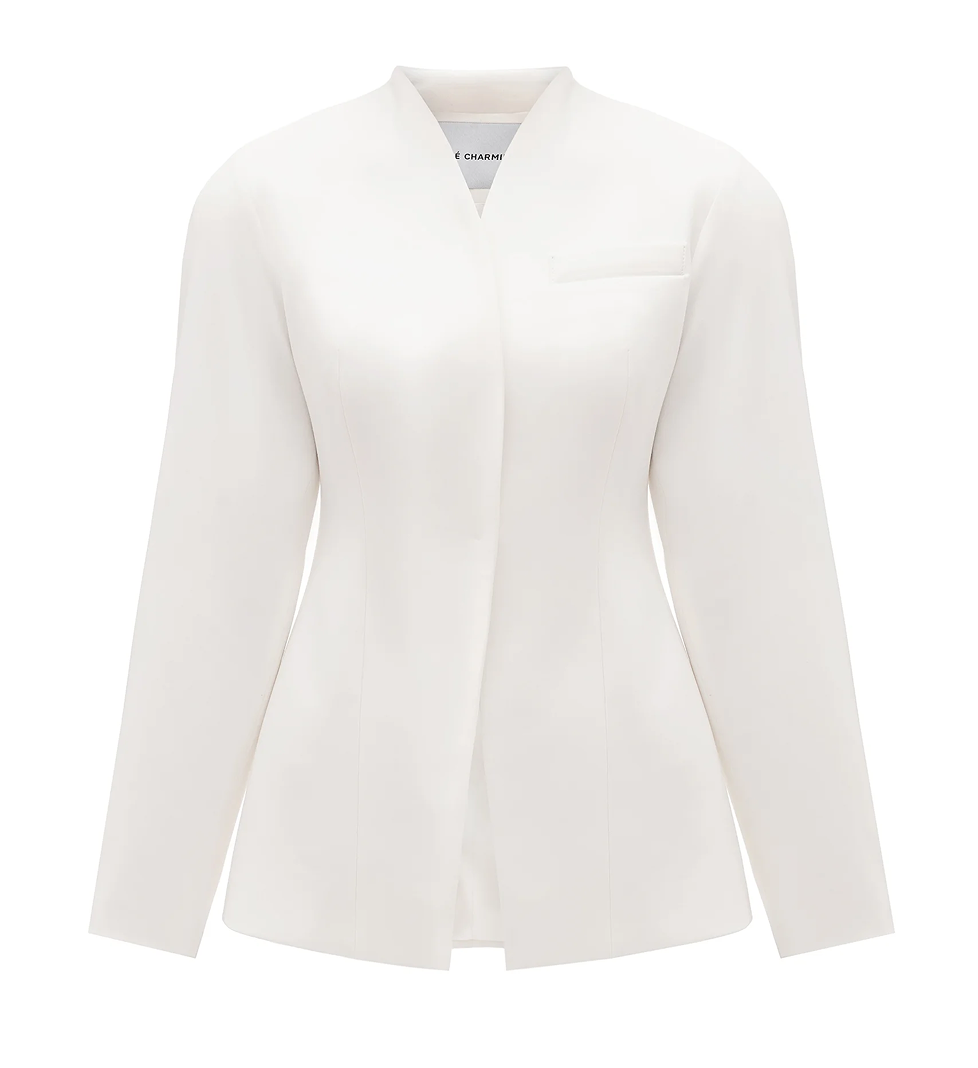 Le Charmie Kimono Jacket in Milk