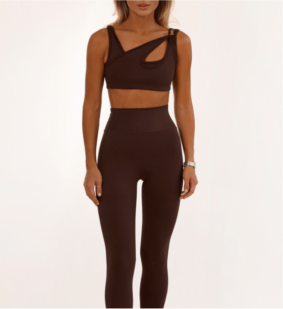 L'essence Studio High-Waist Leggings Espresso