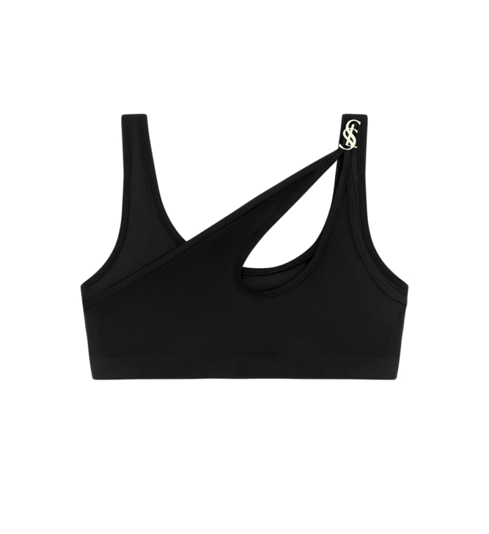 L’essence Studio Asymetric Bra Black