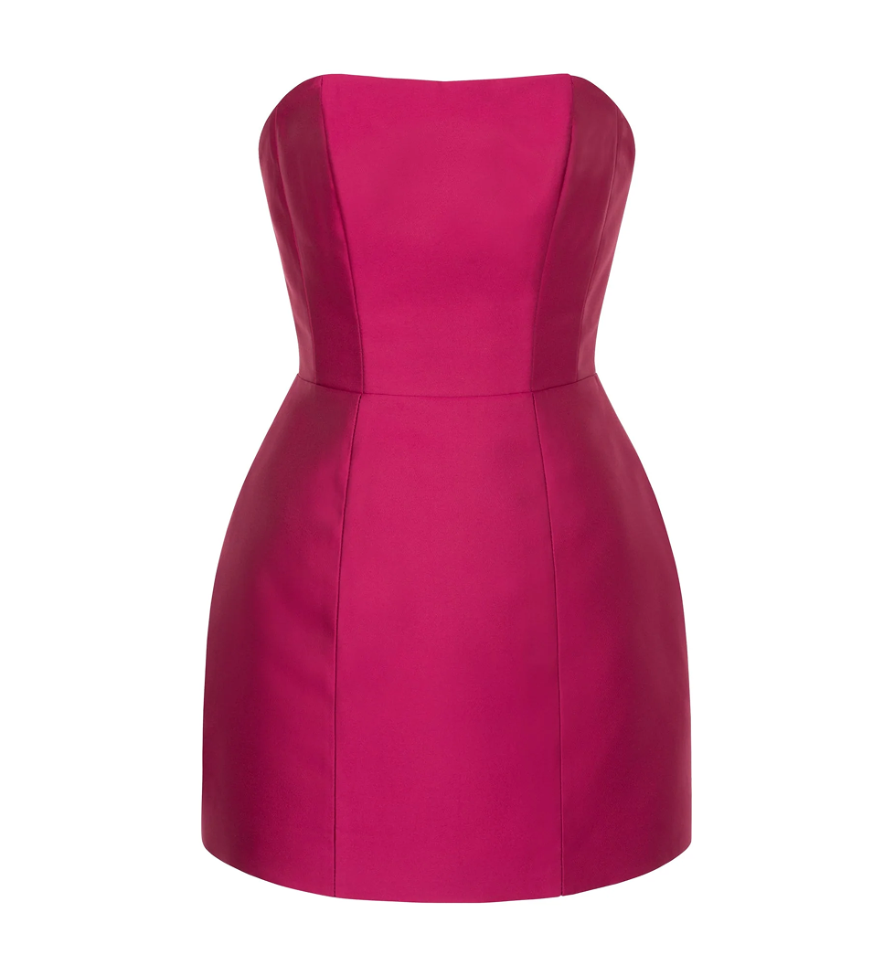 LILI MAGER Corset dress Magenta