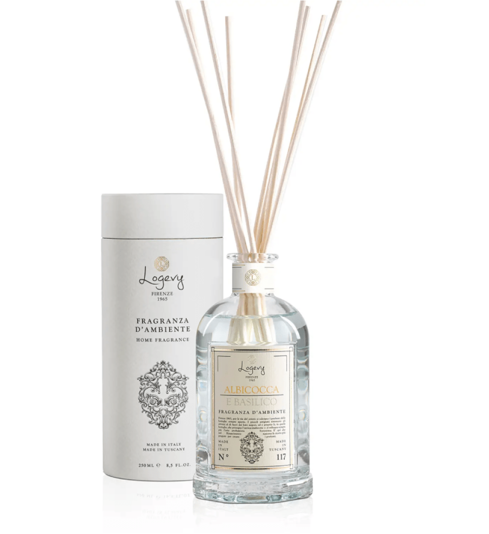 Logevy Firenze Aroma diffuser 250 ML Albicocca e Basilico (Apricot & Basil)