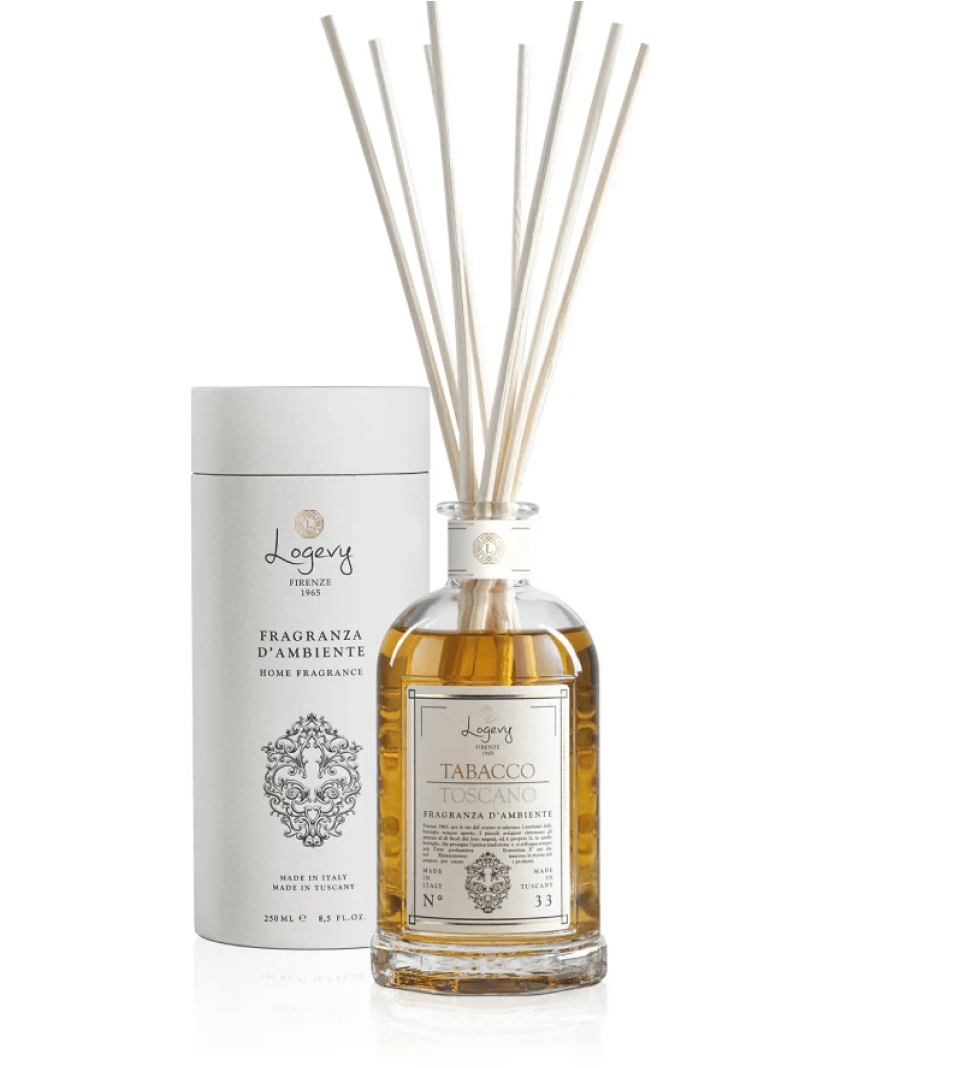Logevy Firenze Aroma diffuser 250 ML Tabacco Toscano (Tuscan Tobacco)