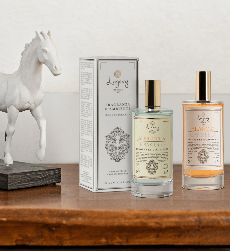 Interior perfume Logevy Firenze ECO-SPRAY 100 ML Albicocca e Basilico (Apricot & Basil)