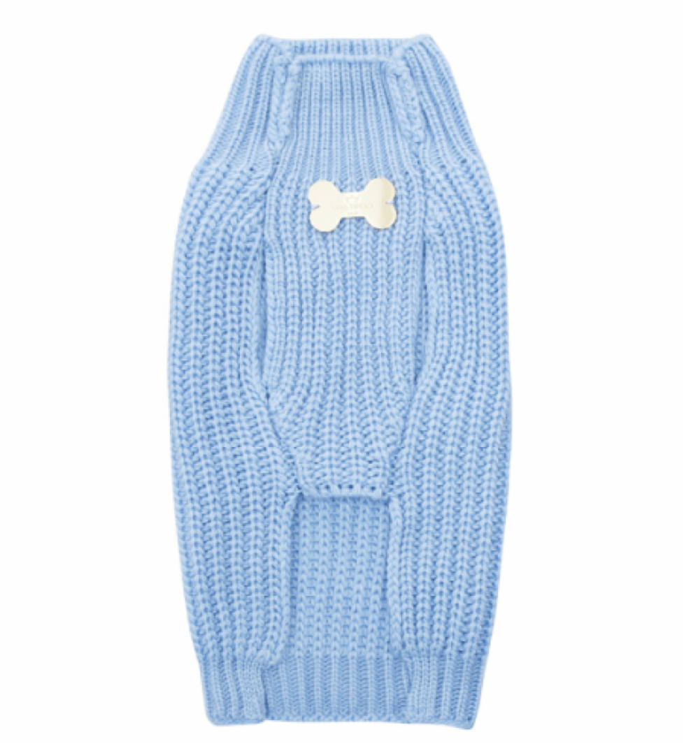MALTIPOO Sweater Trio Light Blue