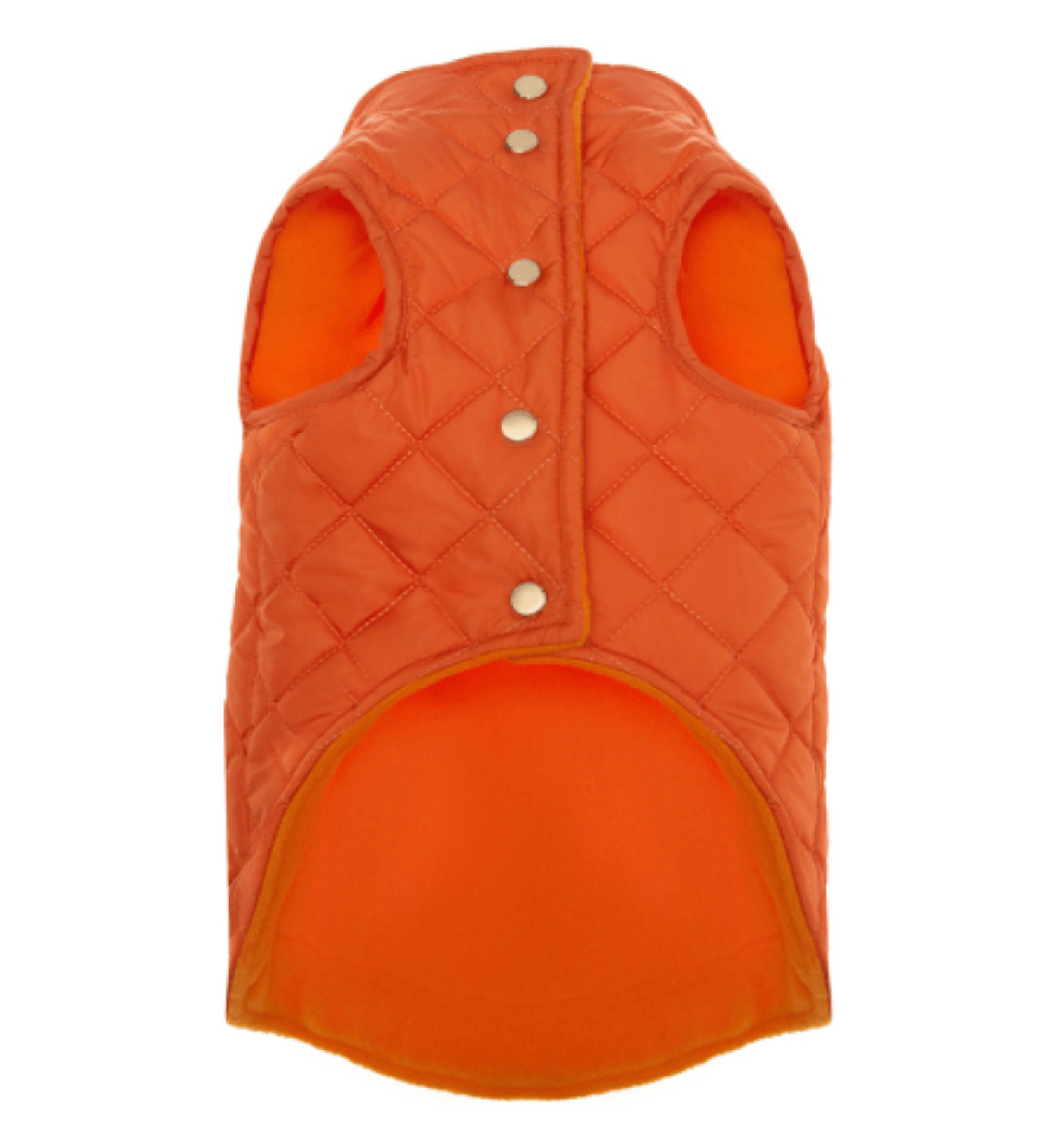 MALTIPOO Quilted Vest Orange