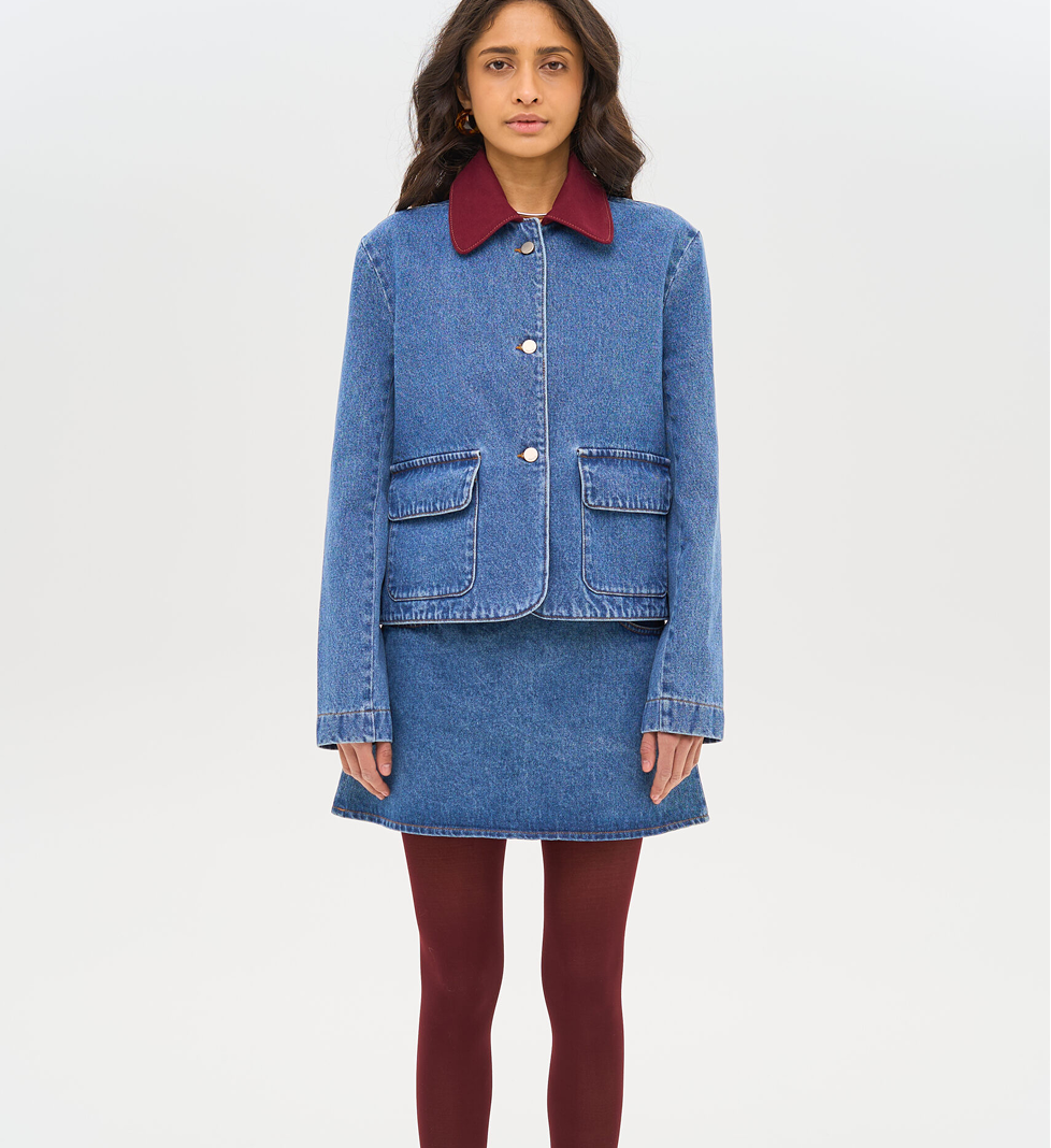 Match Denim Denim Jacket