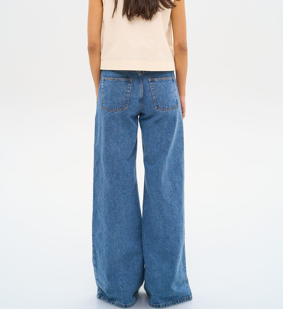 Match Denim Jeans with Skirt