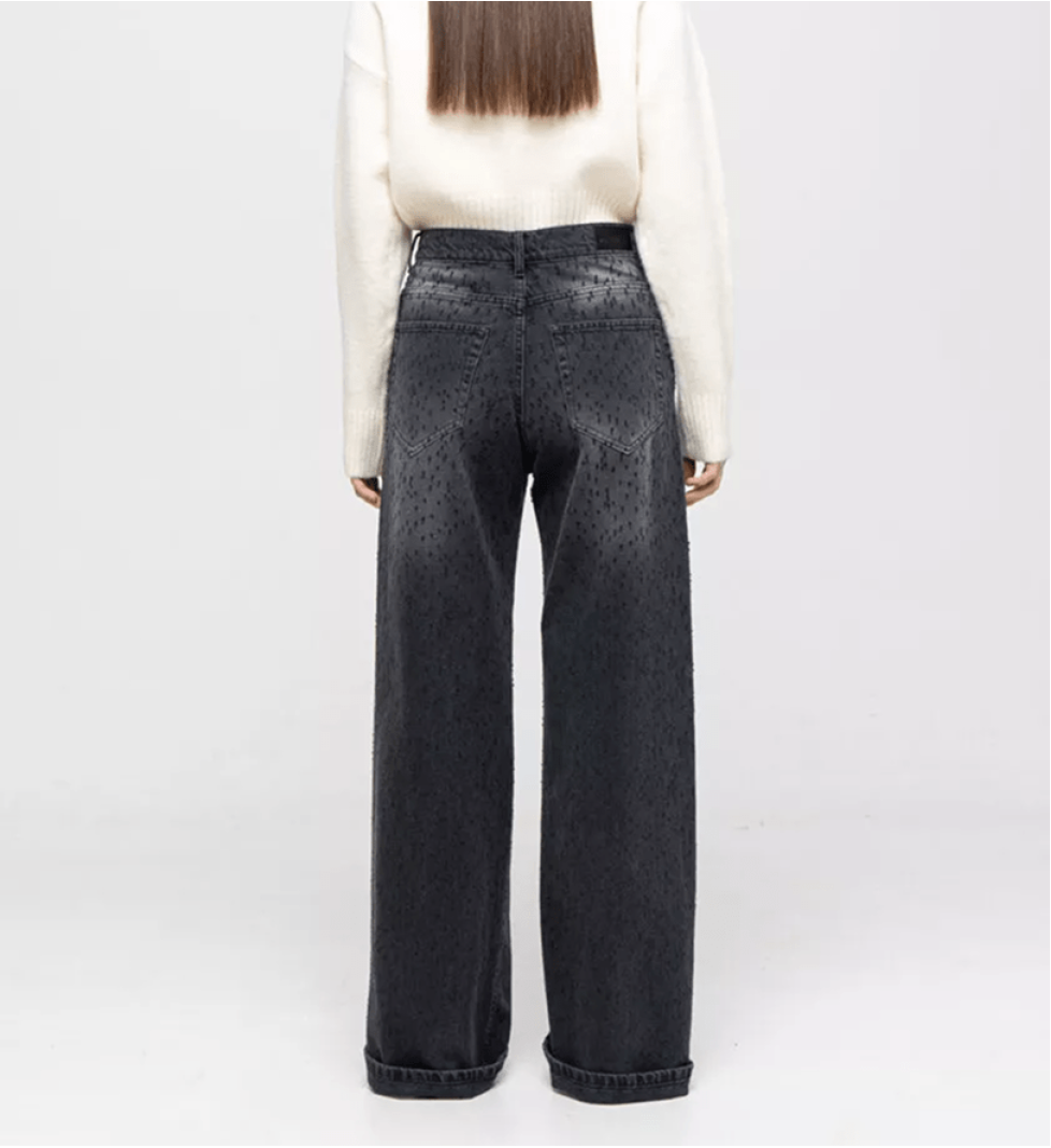 Match Denim Baggy gray jeans
