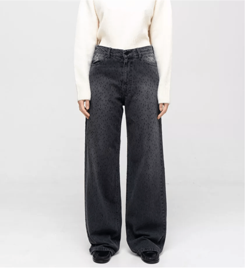 Match Denim Baggy gray jeans